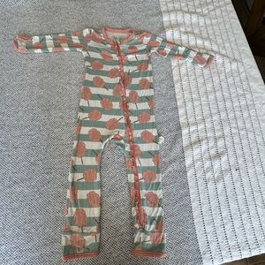 Kozi and Co Bamboo Zipper Pajamas - Cotton Candy